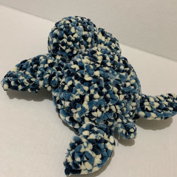 Sea Turtle Handmade Crocheted Soft Plush Stuffed Turtle - Picture 10 of 15